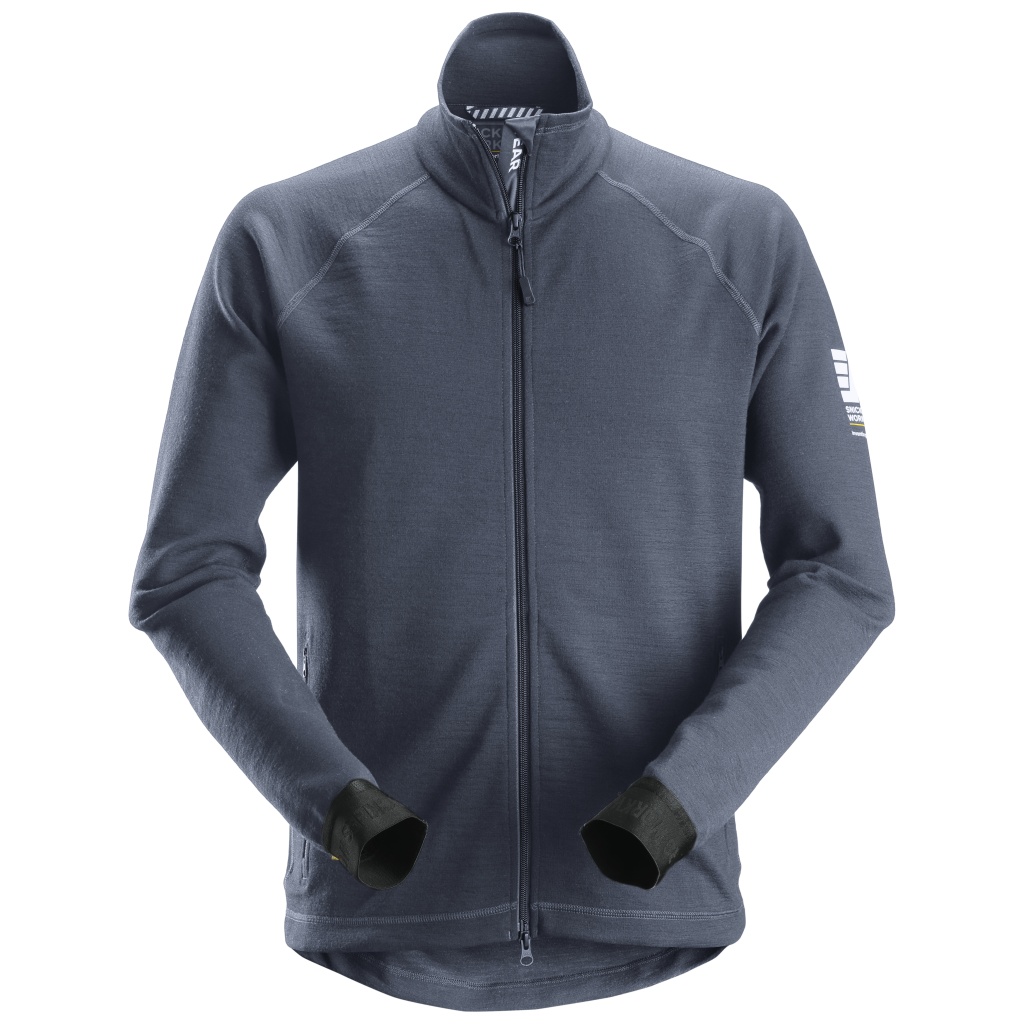 SNICKERS 8019 ALLROUNDWORK MIDLAYER JACKET MADE OF WOOL WITH